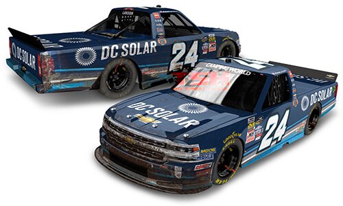 2016 KYLE LARSON #24 DC SOLAR ELDORA WIN RACED VERSION (CWTS) 1/24