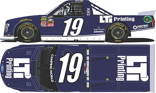 2017 AUSTIN CINDRIC #19 LTI PRINTING (CWTS) 1/24