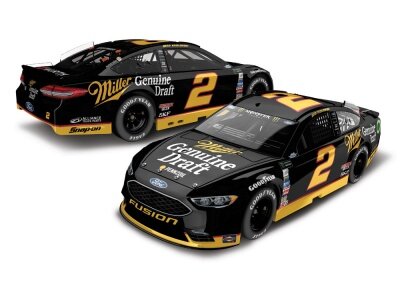 2017 BRAD KESELOWSKI #2 DARLINGTON THROWBACK SPECIAL 1/24