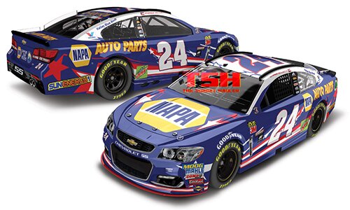 2017 CHASE ELLIOTT #24 NAPA PATRIOTIC SPECIAL 1/24