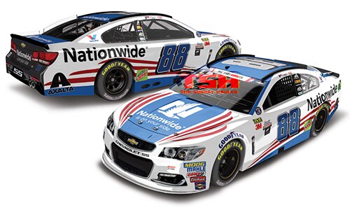 2017 DALE EARNHARDT JR #88 NATIONWIDE PATRIOTIC SPECIAL 1/24