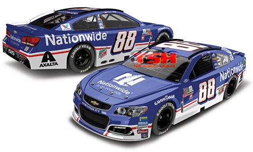 2017 DALE EARNHARDT JR #88 DARLINGTON THROWBACK SPECIAL 1/24