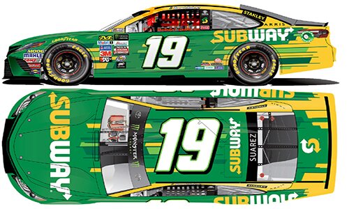 2017 DANIEL SUAREZ #19 SUBWAY 1/64