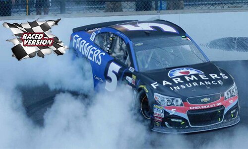 2017 KASEY KAHNE #5 BRICKYARD 400 WINNER RACED VERSION W/ COLLECTOR CARD 1/24