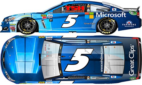 2017 KASEY KAHNE #5 MICROSOFT SPECIAL 1/24