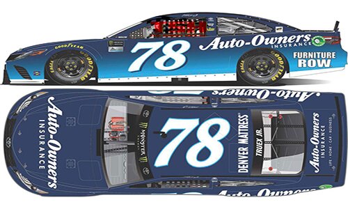 2017 MARTIN TRUEX JR #78 AUTO OWNERS INSURANCE 1/24