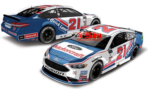 2017 RYAN BLANEY #21 DARLINGTON THROWBACK SPECIAL 1/24