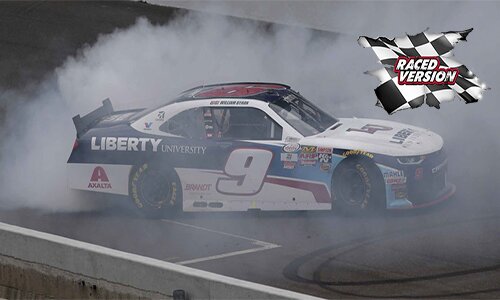 2017 WILLIAM BYRON #9 INDY WINNER RACED VERSION (XFINITY) *AUTOGRAPHED* W/ COLLECTOR CARD 1/24